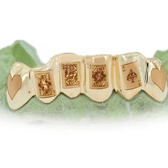 JDTK-ENG161406-1 6 Piece Engraved Grill - Johnny Dang & Co Silver Grillz, Diamond Grillz, Custom Grillz, Gold Grillz, Tooth Gem, Dope Jewelry, Gold Birthday, Black Rhodium, Body Jewellery