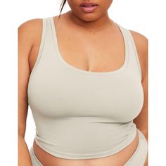 Our Jolene crop is crafted from natural stretch jersey cotton and comes in white, green, blue, black & gray—the perfect colors for a basic staple tank. Cheap Moisture-wicking Crew Neck Tank Top, Everyday Scoop Neck Seamless Crop Top, Seamless Cropped Tank Top, Everyday Bra Friendly Cropped Tops, Seamless Cropped Tank Top For Loungewear, Basic Everyday Crop Top Tank, Everyday Solid Scoop Neck Crop Top, Everyday Solid Color Scoop Neck Crop Top, Basic Seamless Crop Top Tank Top