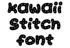 Kawaii Stitch Font