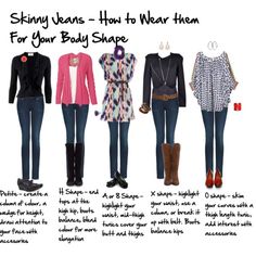 how to wear skinny jeans Types Of Clothes, Inside Out Style, Jeans Trend, Mode Casual, Fashion Weeks, Looks Style, Body Shape