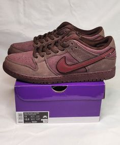 Nike SB Dunk Low "Burgundy Crush" City of Love Mens Size 11 Brand new! 100% authentic and unused DS Newest SB Dunk Low of 2024! Sold out everywhere! Very low stock 2 pairs of thick SB laces! Burgundy and Red Shios Fast and safely boxed Message me with any questions! Details: Offered in two Parisian-inspired iterations, the City of Love Pack renders the Nike SB Dunk Low Pro with two contrasting Coconut Milk and Burgundy Crush colorways, exploring the city’s ardent dynamics. Embracing minimalist aesthetics and poignant details, the City of Love Pack channels the romance and craft of Renaissance techniques. Creating contrast and volume throughout the tonal uppers and painterly illustrations on each model’s sockliners, the City of Love pack is an homage to the duality that fuels skateboarding. Nike Sb Low, Nike Sb Dunk Low Pro, Athletic Shoes Nike, City Of Love, Nike Sb Dunk Low, Dunks Nike, Ebay Clothes, Sb Dunk Low, Nike Sb Dunks Low