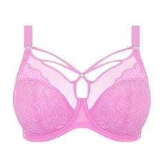 Full-cup bra ELOMI Brianna Full Cup Bra, Cup Bra, Bra Cups, Floral Lace, Bra, Lace, Pink, Black