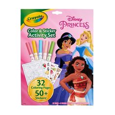 disney princess coloring and sticker activity set