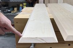 a person is working on some wood