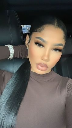 Air Style, Glam Makeup Look, Sleek Ponytail, Ponytail Styles, Flawless Makeup, Glam Makeup