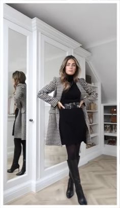 Cold Weather Evening Outfits, Business Casual Outfits For Women Winter Work Attire With Boots, Business Casual Outfits Winter, Street Style Outfits Casual, Shein Outfits, Evening Outfits, Classic Outfits, Work Attire