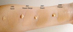 Estee Lauder Double Wear Foundation Swatches, Estee Lauder Double Wear Swatches, Girl Necessities, Concealer Swatches, Estee Lauder Double Wear Foundation, Foundation For Dry Skin, Diy Hair Scrunchies, Foundation Tips