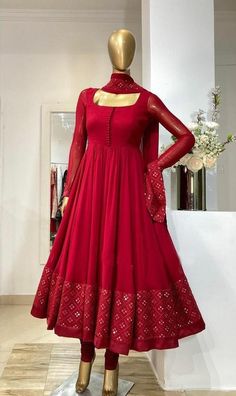 Anarkali Dress In Saree, Chudi Models For Stitching, Dresses Models For Stitching, Stitched Anarkali Dresses, Full Chudi Designs, Anarkali Dress Models For Stitching, Full Gown Designs