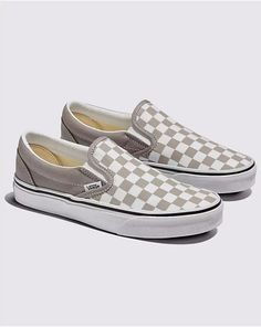 Classic Slip-On Checkerboard Shoe Brown Checkered, Slip On Vans, Checkered Vans, Vans Slip On, Color Story, Fresh Look, Color Stories, Color Theory, Unique Colors