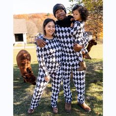 Even moms can get in on the matching fun with these Womens Two Piece Cotton Pajamas! No matter the design, wearers are bound to love every stylish and comfortable aspect whether its the 100% cotton material or convenient tagless labels. Each product comes with ribbed cuffs at the ankles and wrists for an extra secure feeling for the wearer while they sleep or lounge around the house. Consider a size larger to accommodate any shrinking after washing. Matching with the rest of the family is effort Mens Christmas Pajamas, Womens Christmas Pajamas, Matching Family Christmas Pajamas, Cotton Pajamas, Argyle Pattern, Matching Family Pajamas, Family Christmas Pajamas, Pajama Pant, Family Pajamas