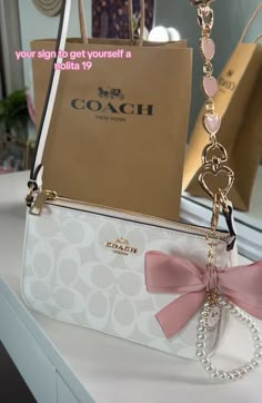 🎀 Cute Coach Bags, Coach Purse Aesthetic, Coach Nolita 19, Nolita 19, Coach Nolita, Pink Coach Purses, Trendy Purses, Unique Backpacks