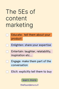 the 5s of content marketing that you can use to grow your brand's reach