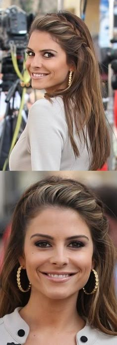 Do It Yourself - Maria Menounos' Face-Framing French Braid Cool Hairstyles For Girls, Maria Menounos, Superwholock, Trendy Hairstyles, Bridesmaid Hair, Hair Day