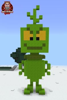 an image of a cartoon character in minecraft