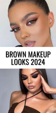 Fall Brown Eye Makeup, Traditional Korean Makeup, Trending Makeup Looks 2024, Fall 2024 Makeup Trends, Fall Makeup Looks For Brown Eyes, Brown Eyeshadow Looks, Brown Makeup Looks