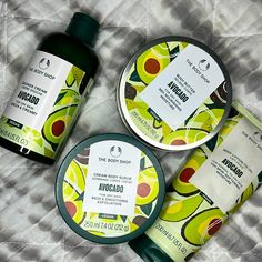 New Unused Four Items 6.75 Oz Body Butter $24 8.4 Oz Shower Cream $15 7.4 Oz Cream Body Scrub $26 6.7 Oz Lotion-To-Oil $22 The Catalog I Have Left Is Old And Outdated The Prices In Catalog Are Not Current Light Fresh Scent The Body Shop Gifts, Body Shop Body Butter, Avocado Vegan, Shower Cream, Cream Body, Body Butter, The Body Shop, Body Scrub, Skin Moisturizer