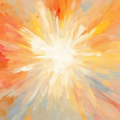 Sun Rays Clipart in Impressionistic Art Style: 4K Vector Art Happy Solstice, Impressionistic Art, Rainbow Painting, Cute Sun, Event Backdrop, Craft Lovers, Impressionist Art, Sun Rays