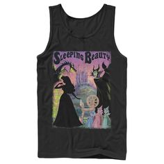 a black tank top with the words sleeping beauty on it