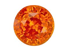 an orange diamond on a white background