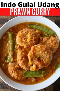 How to make traditional Gulai Udang. Our easy homemade Indonesian Prawn Curry recipe features coconut milk, corn, snow peas and spicy chilies.