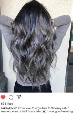 Dark Brown Mushroom Balayage, Brenna Jensen Outfit, Brown And Silver Hair, Brown Hair With Silver Highlights, Grey Transition, Outfit Navidad, Dark Ombre Hair, Balayage Hair Ash, Silver Blonde Hair