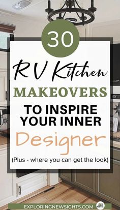 a kitchen with white cabinets and wood floors is featured in the article 30 r u kitchens makeovers to inspire your inner designer