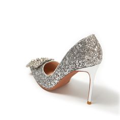 Shop Silver Sequin Pointed Toe Rhinestones Bridal Heeled Glitter Pumps color Silver for Date, Hanging out, Music Festival, Party, Work with worldwide Free shipping & Free return. Music Festival Party, Glitter Pumps, Bridal Heels, Rhinestone Bridal, Silver Sequin, Festival Party, Stiletto Heel, Music Festival, Pumps Heels