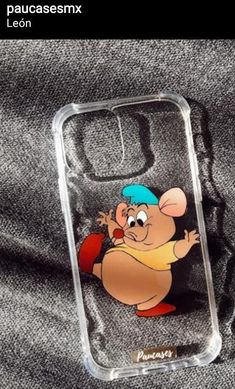 an image of a cartoon character on the back of a samsung s6 phone case