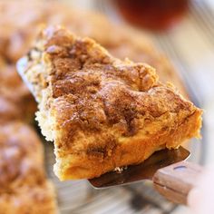 a close up of a piece of pie on a plate