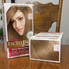 Excellence Creme By L’oral Paris. Non Drip Creme. Triple Protection Color Vera Mode + Pro-Keratine + Collagen 100% Resistant Gray Coverage Rich, Radiant Color. Revitalized Hair! Beauty Care, Hair Care. Level 3, Permanent, 1 Application Brand New, Unopened. Ash Blonde Color, Gray Coverage, Care Hair, Level 3, Ash Blonde, Blonde Color, L Oreal, Loreal Paris, Keratin