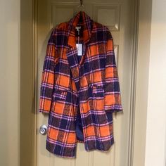 Nwt. No Flaws. Super Cute. I Just Need A Smaller Size Since I’ve Lost Weight. Two Available- One Size Medium And One Size Large. Smoke Free, Pet Friendly Home. Hooded Blazer, Patchwork Denim Jacket, Plaid Peacoat, Printed Denim Jacket, Cropped Puffer Jacket, Floral Jeans, Distressed Denim Jacket, Cute Jackets, Printed Jeans