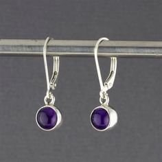 small genuine amethyst drop earrings Nickel-free Round Purple Earrings, Adjustable Purple Jewelry With Lever Back Ear Wires, Dainty Purple Round Earrings, Classic Round Amethyst Earrings, Everyday Hypoallergenic Purple Earrings, Dainty Nickel-free Purple Earrings, Dainty Purple Nickel-free Earrings, Classic Sterling Silver Purple Earrings, Classic Purple Sterling Silver Earrings