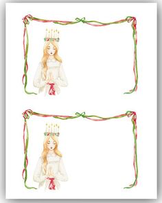 two frames with a girl wearing a tiara