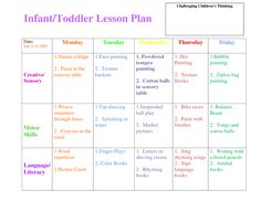 the inflatable toddler lesson plan is filled with activities to teach and practice