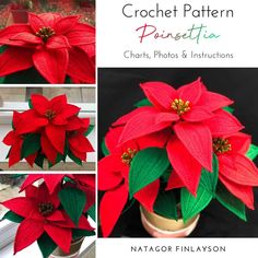 the poinsettia is an easy to make christmas decoration