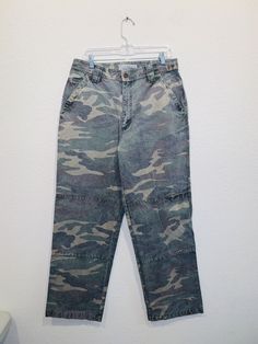 Suburban Camo Jeans Cotton Duck Y2K Gorpcore 34x 34 Good shape. Y2k Gorpcore, Camo Jeans, Mens Jeans, Favorite Outfit, Camo, Art Collection, Bathing Beauties, Mens Outfits, Music Clothes