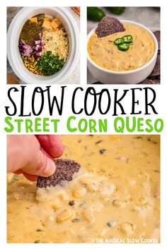 this slow cooker street corn quesadilla is the perfect appetizer