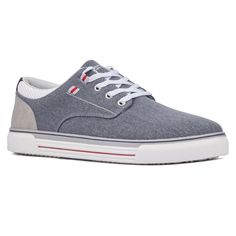 Freshen up your style with the Mason canvas sneaker. This versatile shoe features a classic lace-up closure and a perforated collar, adding a touch of modern design to its timeless look. Perfect for casual outings or weekend adventures, the Mason sneaker combines comfort and style, making it an essential addition to your footwear collection. Low-top Canvas Skate Shoes With Perforated Toe Box, Sporty Canvas Skate Shoes With Perforated Toe Box, Low-top Canvas Sneakers With Perforated Toe Box, Gray Low-top Sneakers With Rubber Toe Cap, Gray Canvas Sneakers With Vulcanized Sole, Sporty Gray Sneakers With Rubber Toe Cap, Urban Lace-up Canvas Shoes With Rubber Toe Cap, Canvas Shoes With Perforated Toe Box, Gray Low-top Canvas Sneakers