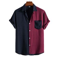 Product Description * Item:Men's Shirt Summer Tops Fashion Casual Patchwork Short Sleeve Shirt Daily/Beach * Condition: 100% Brand New * Package:1pc  (without any accessories ）    Please note: 1.Please allow a little error due to manual measurement. 2.The color maybe a little difference because of the light,screen reflection etc. 3.If you are not sure what size to choose, you can tell us your height and weight, we will recommend the right size for you.   Please note: 1.Due to photography lighting and differences in computer screens there will be a little chromatic aberration..Due to photography lighting and differences in computer screens there will be a little chromatic aberration. 2.If  there are any problem with leaving us 5 star positive feedback when you receive the item,plz message u Short Sleeve Tops Casual, Patchwork Shirt, Striped Short Sleeve Shirt, Blue Coffee, Photography Lighting, Mode Masculine, Tops Fashion, Tops Casual, Striped Sleeve