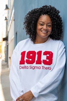 1913 Chenile Sweatshirt Delta Paraphernalia, Doc Martens Outfit Grunge, Doc Martens Outfit Fall, Delta Sigma Theta Apparel, Sorority Accessories, Delta Sigma Theta Gifts, Delta Girl, Doc Martens Outfit, Divine 9