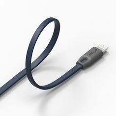 the usb cable is connected to an iphone