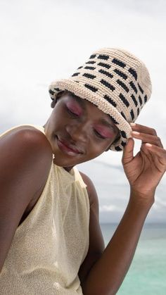 Fun meets functionality in our brand new Lanie crusher. This spring-to-summer staple is skillfully hand-crocheted by artisans in Indonesia for a truly one-of-kind style. Made of recycled materials, this PETA-approved, vegan-certified hat is easily packable and perfect for park picnics, beach days and other sunny-day adventures. Summer Beige Cotton Crochet Hat, Spring Beige Handwoven Crochet Hat, Beige Handwoven Crochet Hat For Spring, Natural Crochet Hat For Spring, Beige Summer Crochet Hat, Beige Crochet Hat For The Beach, Beige Crochet Knitted Hat For Beach, Summer Crochet Hat In Cream Yarn, Casual Handwoven Crochet Hat For Spring