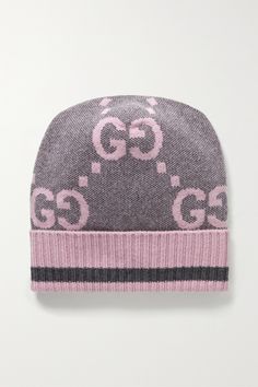 Gucci's beanie is such a chic option for cold winter months, especially when you wear it with the matching scarf. It's been made in Italy from luxuriously soft cashmere that's jacquard-knitted with the house's 'GG' motif and has a ribbed cuff for a snug fit. Designer Beanie For Winter, Gucci Beanie, Dream Wishlist, African Hats, Handmade Hats, Woman Accessories, Future Wardrobe, Handmade Hat, Matthew Williamson