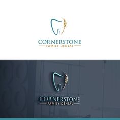 a logo for a family dental clinic that has been designed to look like a tooth