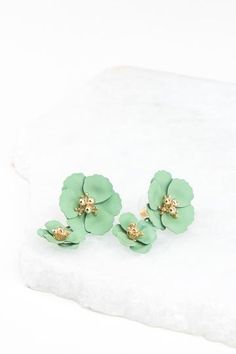 You Are Mint To Be Flower Drop Earrings – Mota Boutique Cheap Green Flower Earrings, Cheap Green Flower Earrings For Spring, Cheap Green Flower Earrings For Summer, Summer Green Affordable Flower Earrings, Cheap Green Flower-shaped Earrings, Mint Flower, Mint Flowers, Mint To Be, Flower Drop Earrings