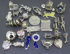 Choice of vintage sterling silver (previously worn) charm for charm bracelets. A variety of sizes and conditions so please view photos and ask any questions if needed though they all have age related wear and/or patina (rarely are they in perfection condition), pictures tell the best story.  They are all either marked or tested and guaranteed sterling silver if unmarked. Anything not sterling will be noted. Anything not pictured with a jump ring will have one included in their order.  Jump rings Vintage Silver Jewelry For Gift Making, Vintage Pendant Charms For Anniversary, Vintage Silver Charms For Gift, Vintage Sterling Silver Charms For Anniversary, Vintage Silver Charms For Gifts, Sterling Silver Vintage Charms For Anniversary, Silver Novelty Metal Charm Bracelet, Silver Vintage Charm Metal Charms, Rabbit Head