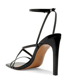 Schutz Women's Bari Strappy High Heel Sandals Leather Strappy Sandals For Cocktail, Strappy Leather Sandals For Cocktail, Leather Strappy Sandals For Cocktail Events, Designer Strap Sandals For Party, Designer Party Sandals With Strap, Strappy High Heels Sandals, Strappy High Heels, Black Sandals Heels, Bari