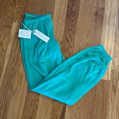 Teal Sweatpants Ocean Drive Juniors Size L New With Tags Can Ship Out Today! Colorful Sweatpants, Teal Pants, Sweatpants Outfits, Casual Short Sleeve Dress, Ocean Drive, Strapless Mini Dress, Sweat Pants, Comfy Cozy, Pants Color