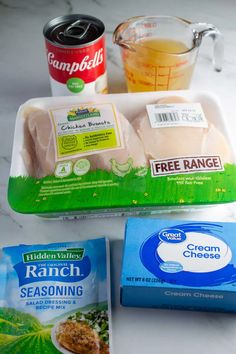 ingredients to make chicken broth laid out on a counter