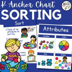 four anchor chart sorting sort cards with pictures